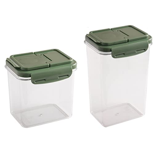 Dispensador De Grano Dispensador de cereal portátil, 2 PCS (28.7 / 46.7oz) Multifunción Multifunción Frutas de almacenamiento de alimentos secos secos Snacks Harina de avena, frijoles Suministros De C