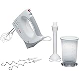 Bosch Batidora Amasadora Bosch, 4 Varillas, Gris/Blanco, 450 W