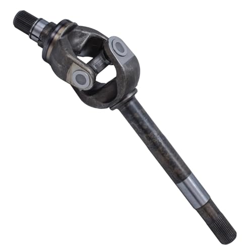 Image of Detroit Axle - Front 2pc U-Joint CV Axles for 2005-2014 Ford F-250 F-350 Super Duty, 2006 2007 2008 2009 2010 2011 2012 2013 2 U-Joint CV Axles Assembly Replacement