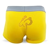 [シャレもん] 干支ボクサーパンツ 【金漢字 卯】 【黄ドライパンツ】【L】