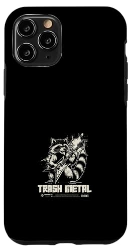 Trash Metal Raccoon Rocking Guitar �X�}�z�P�[�X iPhone 11 Pro �p
