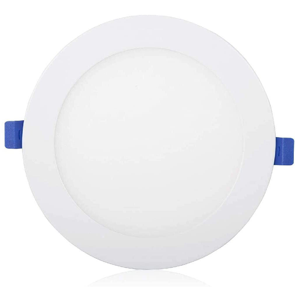 Goodlite6 Inch Round Ultra Thin LED Slim Wafer Fixture, 1400 Lumens 150W Equal, Dimmable, Selectable Color Temperature 2700k, 3000K, 3500k, 4100K, 5000K,