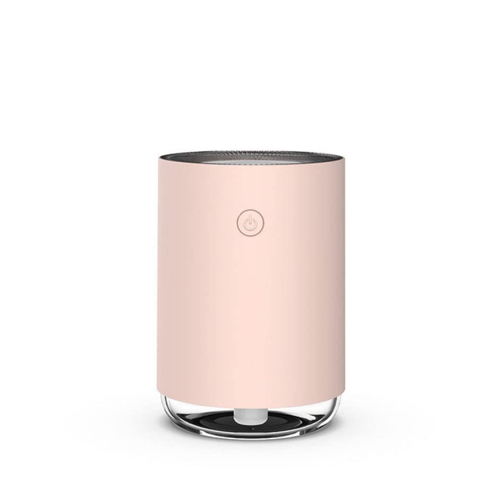 REJOON humidifier Air Humidifier Portable Aroma Oil Humidificador Home Car Fragrance Purifier with Romantic Lights USB Diffuser Cool Mist Sprayer Pink (Color : Pink)