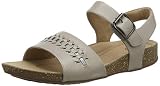 Altura del tacón: 3,0 cm. Clarks Un Perri Way, Sandalias de Talón Abierto para Mujer, Gris (Stone Leather Stone Leather), 41 EU