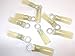 Produktbild 10 x Gelber Ring 6,4 mm extra lang Flachschrumpfklemmen Kleber Quetschverbinder Auto 3-1 Verhältnis
