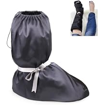 Satin Walking Boot Cover for Bed Medical Walking Boots Cover for Sleeping Keep Sheets Clean Reusable Washable