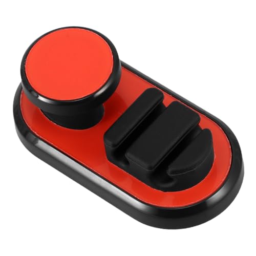 Luxshiny organizador de cables para escritorio multipropósito con adhesivo, diseño compacto naranja miniatura 1