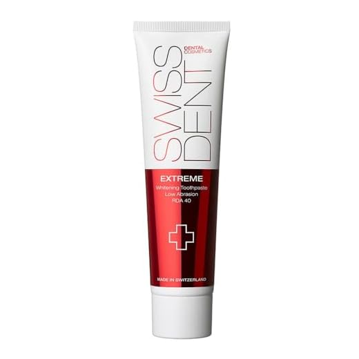 SWISSDENT EXTREME ZAHNCREME, 100 ml Whitening Zahnpasta, hilft speziell bei Verfärbungen durch Rotwein, Kaffee und Rauchen, mit Koenzym Q10 & Vitamin E für gesunde & weiße Zähne