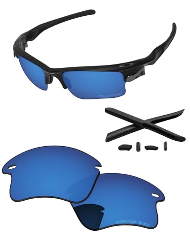 Image of Replacement Lenses & Rubber Kits for Oakley Fast Jacket XL OO9156 71mm - Precision Fit, UV Block, Impact Resistant