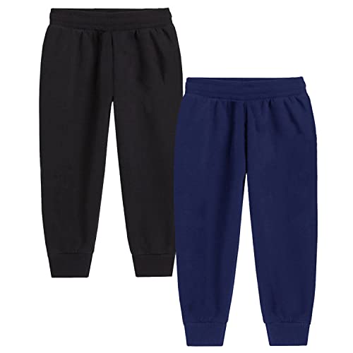 Image of Trampoline Kids Cotton Blend Trackpants Pack of 2 with Drawstrings & Ribbed Cuffs | Vibrant Printed Joggers for Boys & Girls | Soft Waistband & Side Pockets | Everyday Comfy Wear