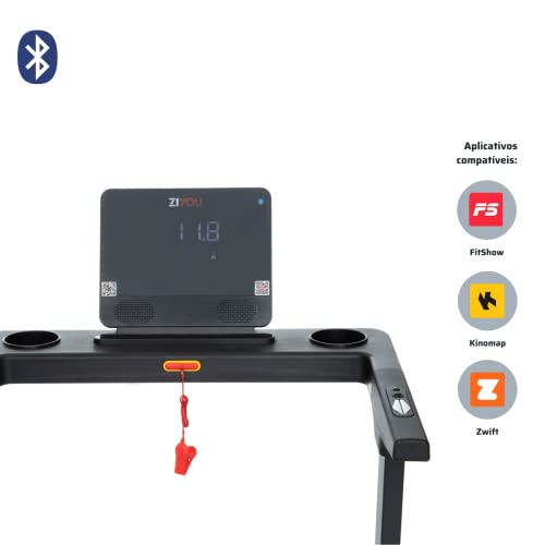 Esteira Ergométrica ZiYou ZU150 Connect Bluetooth Motor 2.0HP + 1 Ano Ziyou Club aulas e conteúdos