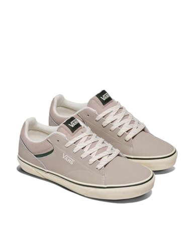 Vans Men's Seldan Shoe | Retro Tennis Inspired Sneakers for Fashion, Work & Everyday Wear, Reflective Lace Mushroom, 123