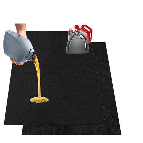 TJYAEKLTD Oil Spill Mat, 36 * 60in Garage Floor Mat for Under Car, Absorbent Oil Pad, Waterproof...