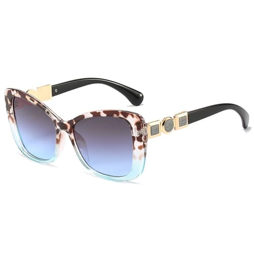 Lunettes de soleil œil de chat contre l'éblouissement avec verres grand format UV400