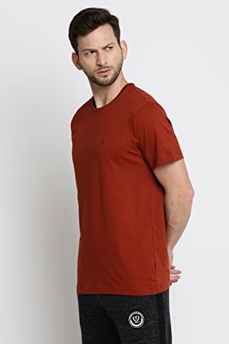 Image of Van Heusen Men Athleisure Smart Tech T-Shirt - Easy Stain Release, Anti Stat, Ultra Soft