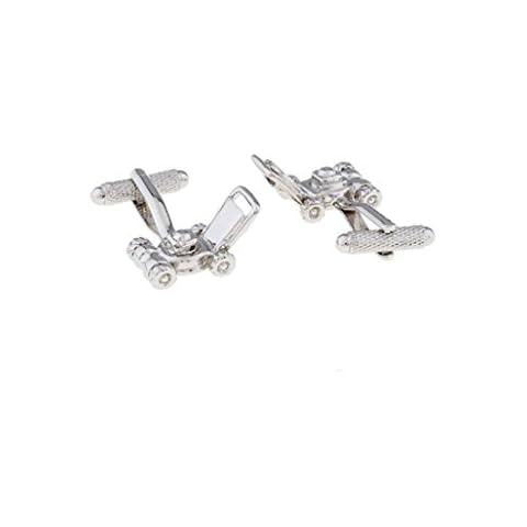 MRCUFF Lawn Mower Lawnmower Pair Cufflinks in a Presentation Gift Box & Polishing Cloth Cover