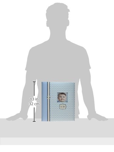 C.R. Gibson First 5 Years Loose Leaf Memory Book, Record Memories and Milestones on 64 Beautifully Illustrated Pages - All Boy
