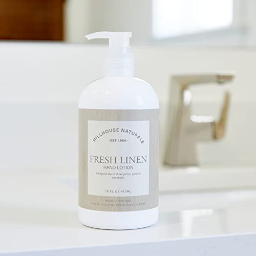 Hillhouse Naturals Lnhl16 Fresh Linen Hand Lotion, 16 Oz. #TOP1