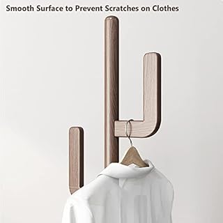 Stand Stand Stand Stand Solid Wood Coat Rack Gratuit Hall Hall Heat Arbre avec 6 crochets et base ronde stable for sacs… - Les Beatles, Paul McCartney, John Lennon, RIngo Starr, George Harrison Stand Stand Stand Stand Solid Wood Coat Rack Gratuit Hall Hall Heat Arbre avec 6 crochets et base ronde stable for sacs… – Image 4