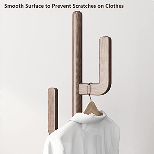 Stand Stand Stand Stand Solid Wood Coat Rack Gratuit Hall Hall Heat Arbre avec 6 crochets et base ronde stable for sacs… - Les Beatles, Paul McCartney, John Lennon, RIngo Starr, George Harrison Stand Stand Stand Stand Solid Wood Coat Rack Gratuit Hall Hall Heat Arbre avec 6 crochets et base ronde stable for sacs… – Image 5