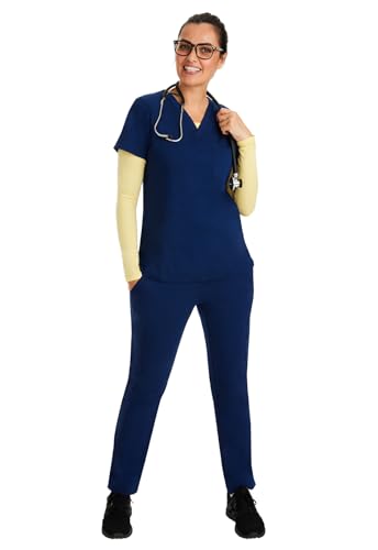 Image of Healing Hands Women's Underscrub Soft Knit Melissa Longsleeve Scrub Tee with Breathable & Easy Care Fabric 5047