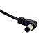 chenyang DC Power 5.5 x 2.1mm / 2.5mm Male to 5.5 2.1/2.5mm Male Plug Cable Right Angled 90 Degree 24AWG 60cm