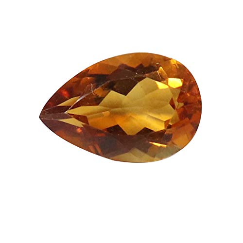 Citrine à facettes naturelle 2,95 carats Jt18 pour bague et pendentif
