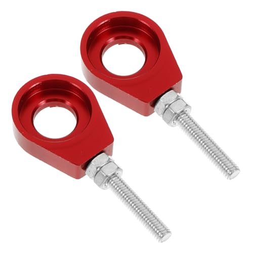 MAGICLULU 2piezas Ajustador De Cadena Para Motocicleta Tensor Fijación De Cadena Metálica Herramienta Manual Accesorios Para De Motocicleta