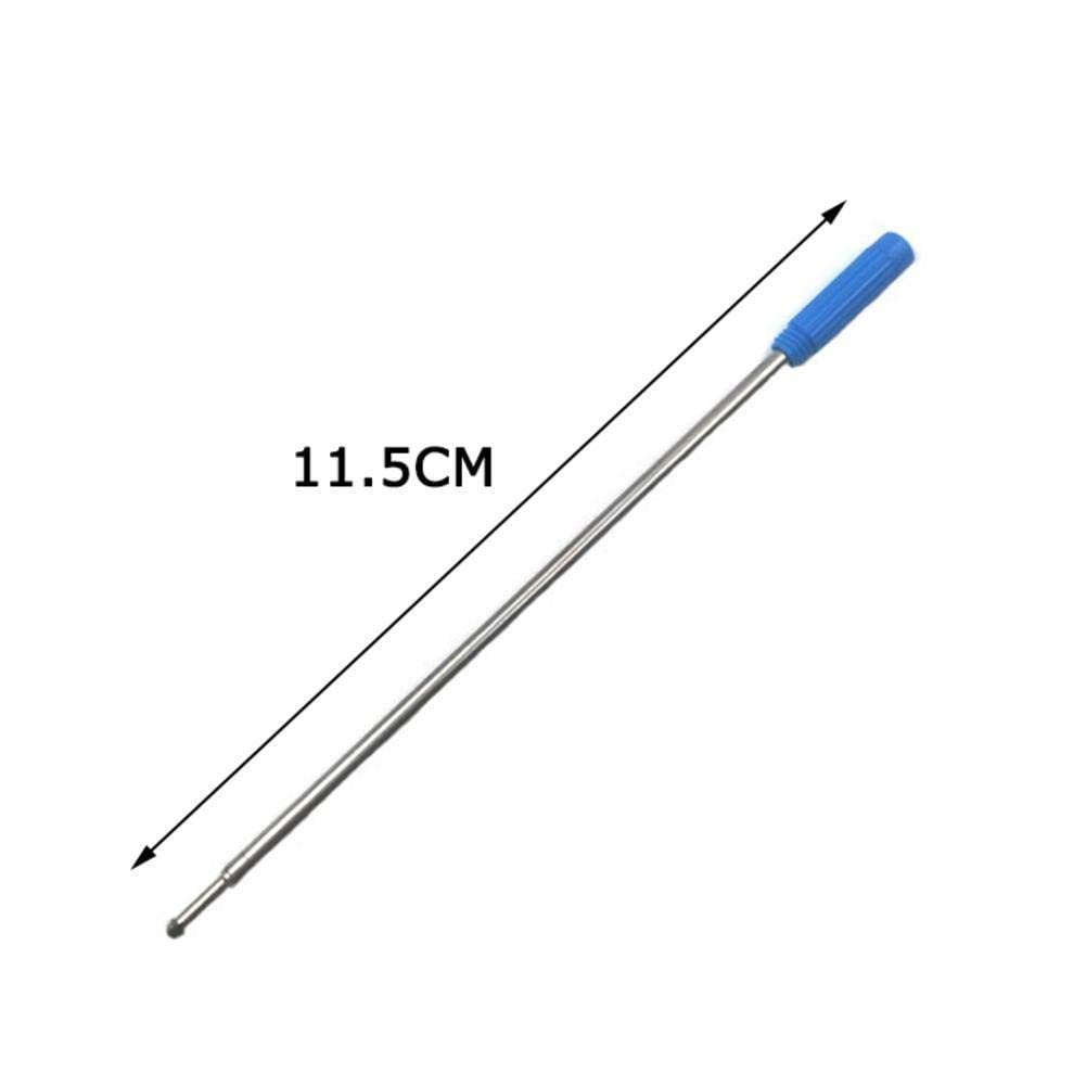 Ricariche per Penne a Sfera Punta Media 1mm Lunghezza 11,5cm Ricariche Speciali in Metallo per Ufficio e Scuola