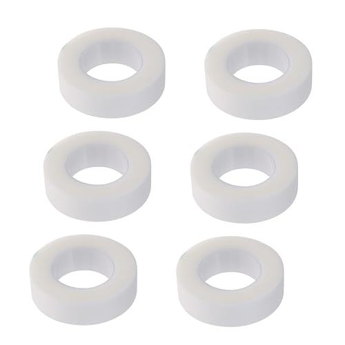 Mikinona Eyelash Tape Lash Extensions 6pcs Non-Woven Full Coverage Lint- Isolation Tape