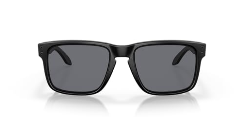 OAKLEY SI Holbrook Matte Black Tonal Icon/Gray Sunglasses (OO9102-E555)