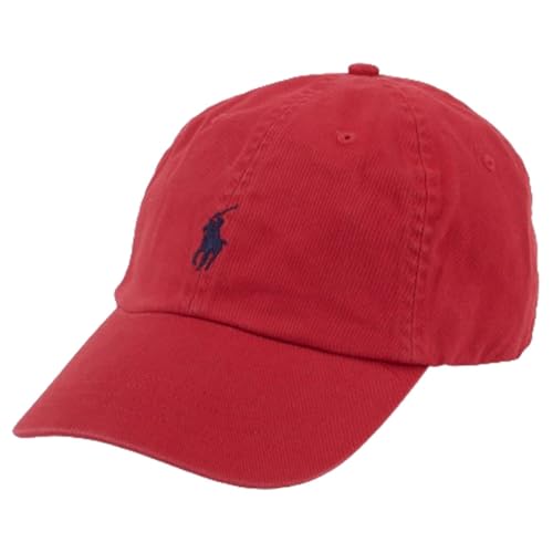 [ポロ ラルフローレン] キャップ 帽子 コットン ワンポイント ポニーロゴ 小物 アクセサリー メンズ レディース CHINO SPORT CAP 710548524 RL2000_Red/Blue(002) ONE_SIZE [並行輸入品]