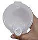 Medi-Inn+ Schnabelbecher Schabeltasse Trinkbecher 250 ml (Farbe: transparent, Öffnung: 12 x 10 mm)