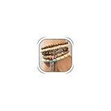 Long tiantian Boho Bracelets for Women Stackable Wooden Bracelet Western Beaded Bracelet Stack Boho Fashion Trendy Jewelry Gifts