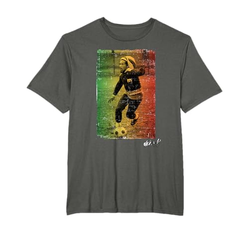 Bob Marley Rasta Football T-Shirt