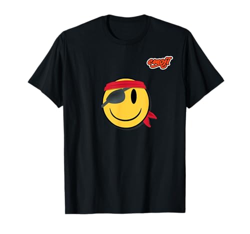 Visage De Pirate Garçon De Plage Emoticon Emojis T-Shirt