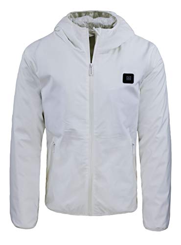 Doudoune homme thermique Evoga veste chauffable hiver rembourrée noire