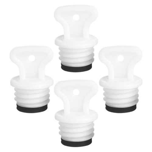 PACKOVE 4Pcs Leakproof Rubber Caps for Hot Water Bottles Inner Diameter Replacement Stoppers Sealing Plugs for Warm Water Bags Fit for Home Travel