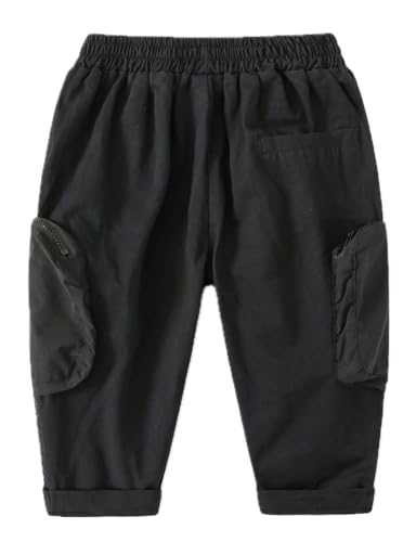 Boys Cargo Trousers Toddler Cargo Joggers Casual Outdoor Trip Hiking Trousers2