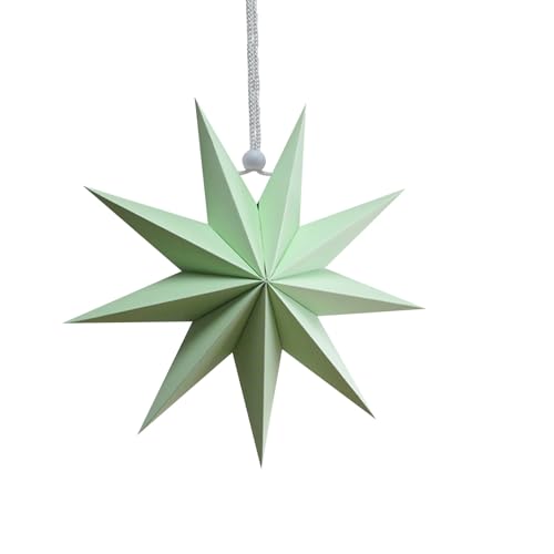 Generisch Weihnachten 5 Stück Faltstern 30cm Papiersterne Aufhängen...