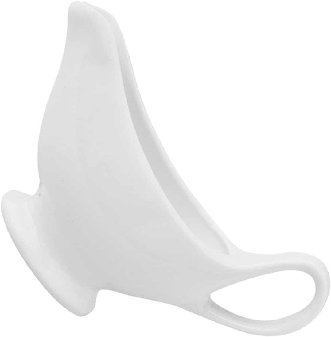 Luxshiny Ceramic Gravy Boat Sauce Pitcher with Handle Dripless Design Condiment Container for Home Kitchen Party Lightweight Portable Dining Table Decoration