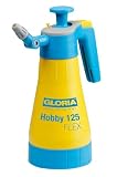 Gloria Pulverizador a Presión Hobby 125 Flex | 1,25L Bomba Boca Abajo 360°