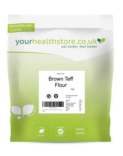 yourhealthstore Premium Gluten Free Brown Teff Flour 1kg
