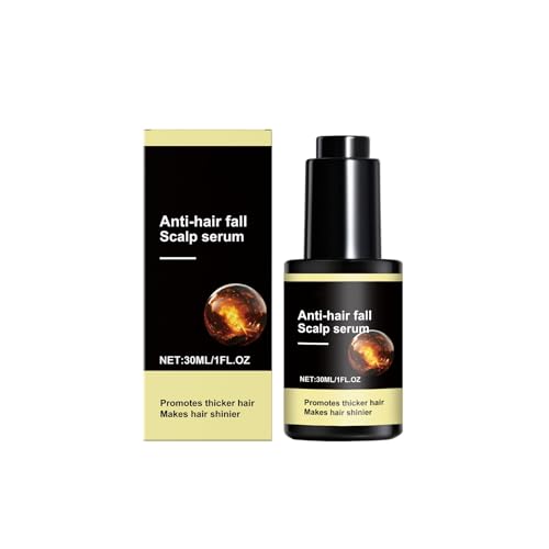Sérum Anticaída para el Cuero Cabelludo, Tratamiento Diario - Botella Portátil de 30 ml, Repara las Raíces, Nutre el Cuero Cabelludo y Promueve un Cabello Más Grueso y Brillante