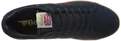 Image of Gola Equipe Suede - Sneakers for Men - Contrasting Wingflash - Heel Return - Durable Cupsole - Low Silhouette
