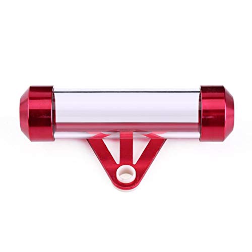 Moto Tax Tube Holder, Support assurance moto, Porte Vignette Assurance Moto, Porte Vignette Moto Rouge, Cylindrique Moto Tube à Disque De Titulaire Cadre pour...