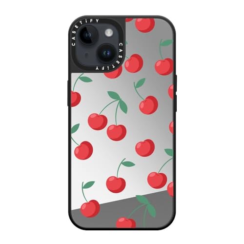 Coque miroir iPhone 14 CASETiFY Cerises pour des selfies parfaits partout