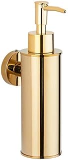 BGL wall mounted 304 stainless steel soap dispenser for decor (Round, Gold)