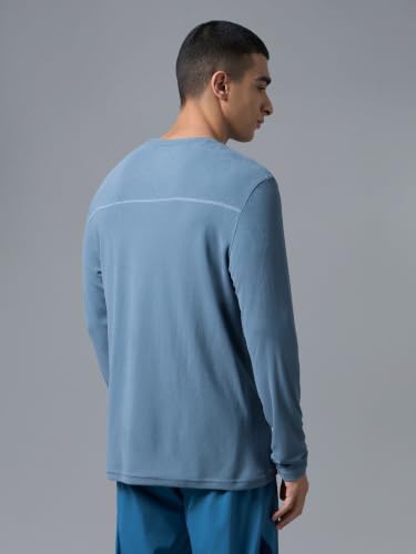 Image of TECHNOSPORT Men's Regular Fit Full Sleeve Round Neck T-Shirt, MATPIQ Quick Dry Moisture Wicking Stretchable Sports Gym and Casual Wear