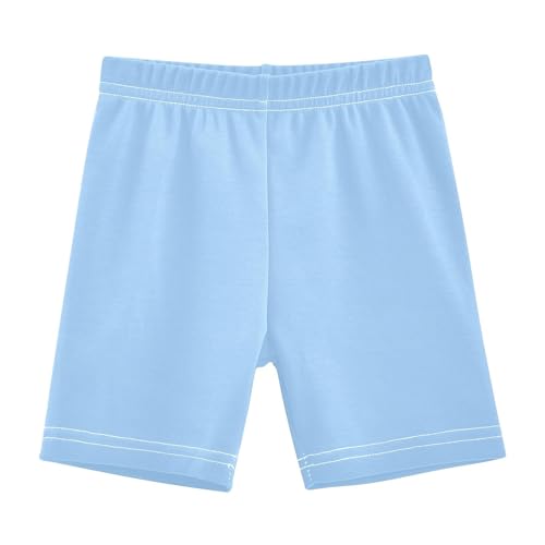 Purple Girls Cartwheel Shorts Girls Bike Shorts Under Dress Soft Cotton Breathable 4T